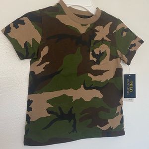 Camouflage polo Ralph Lauren T-shirt for toddlers